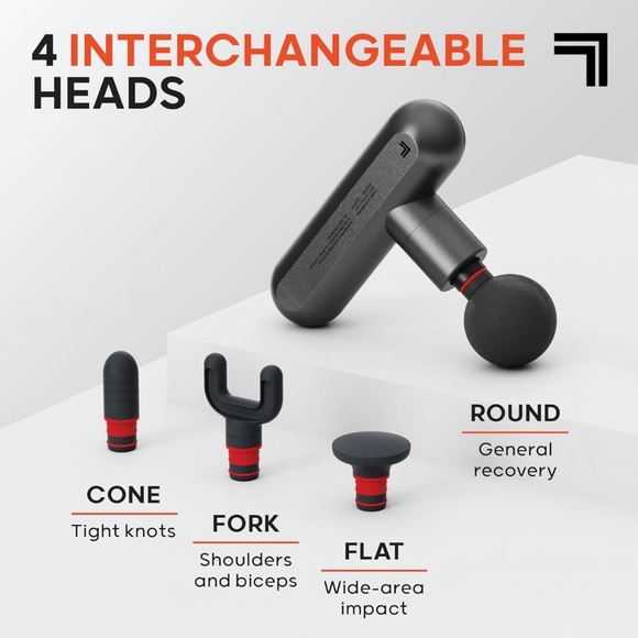 NIB Sharper Image Deep Tissue Portable Percussion Massage Gun - Picture 6 of 11